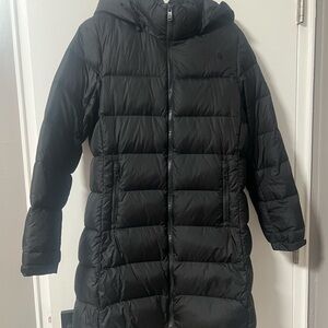The North Face Black Quilted Women's Jacket with Logo